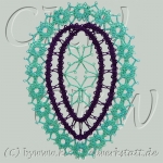 Osterei - Idrija Spitze mit Slincas