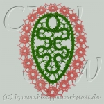 Osterei - Idrija Spitze mit Slincas