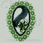 Osterei - Idrija Spitze mit Slincas