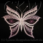 Klöppelmuster Schmetterling